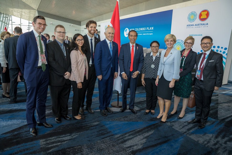 Jared with Turnbull and Widodo 21 Mar 2018